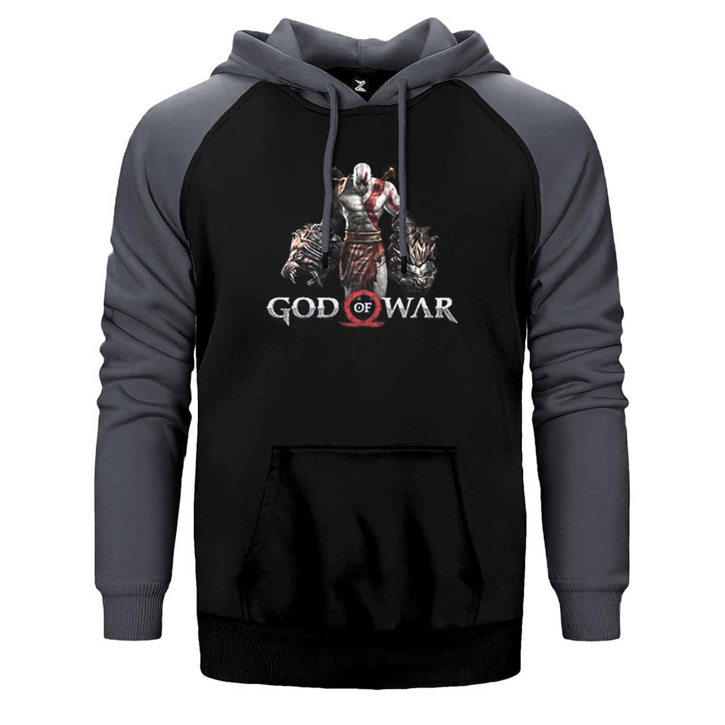 God Of War Kratos Lion Çift Renk Reglan Kol Sweatshirt / Hoodie