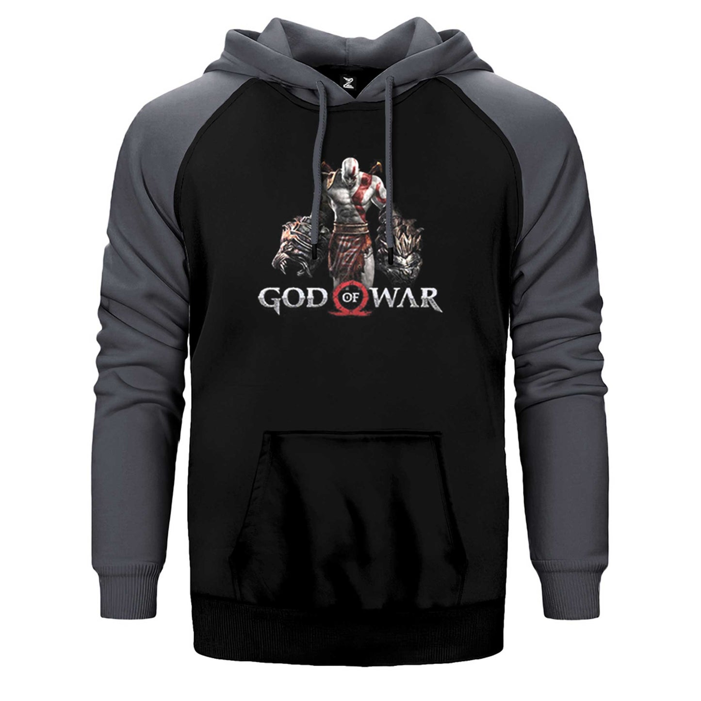 God Of War Kratos Lion Çift Renk Reglan Kol Sweatshirt / Hoodie