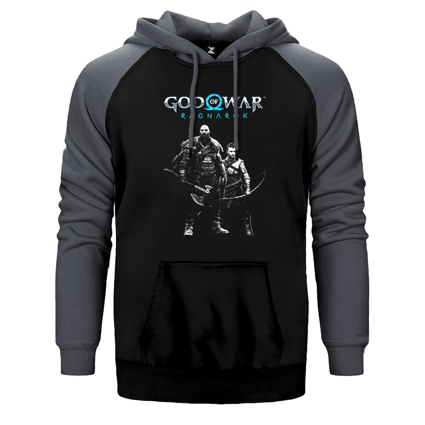 God Of War Ragnarok Atreus Kratos Çift Renk Reglan Kol Sweatshirt / Hoodie