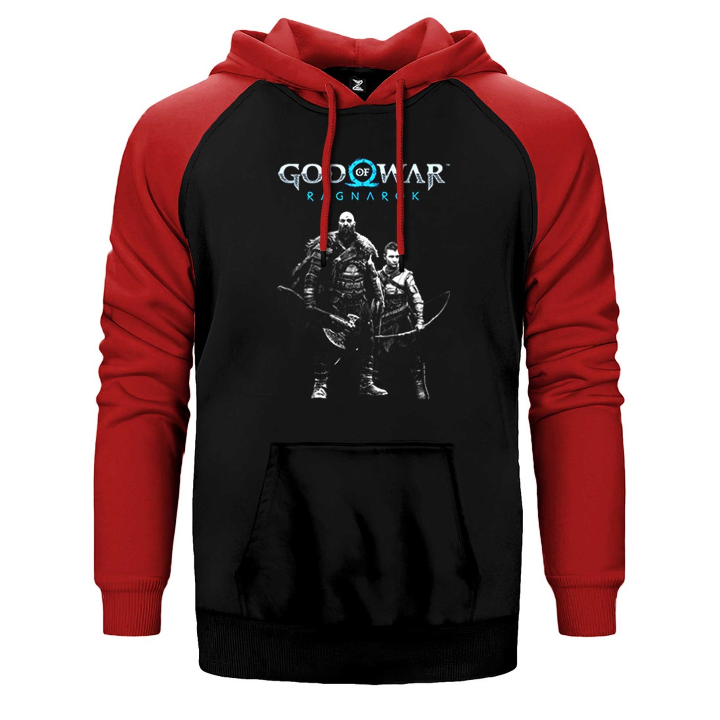 God Of War Ragnarok Atreus Kratos Çift Renk Reglan Kol Sweatshirt / Hoodie