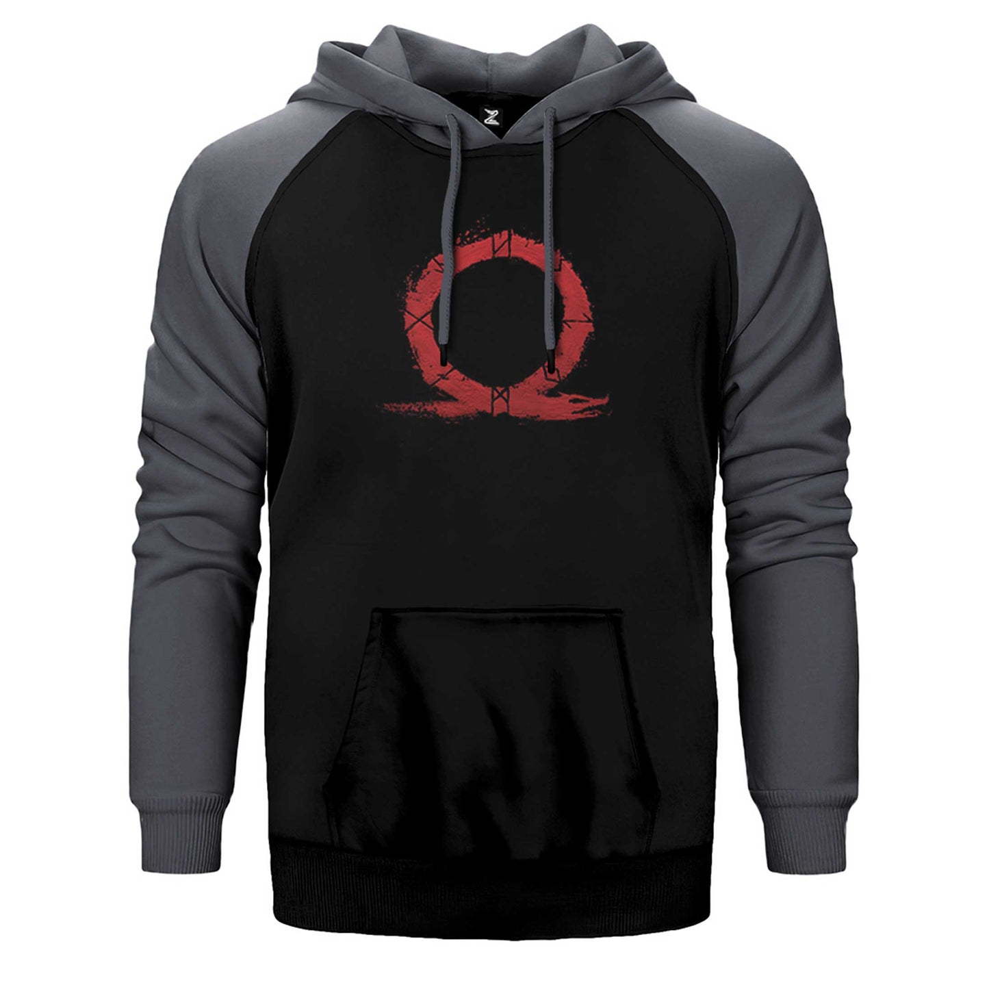 God Of War Ragnarok Red Omega Çift Renk Reglan Kol Sweatshirt / Hoodie