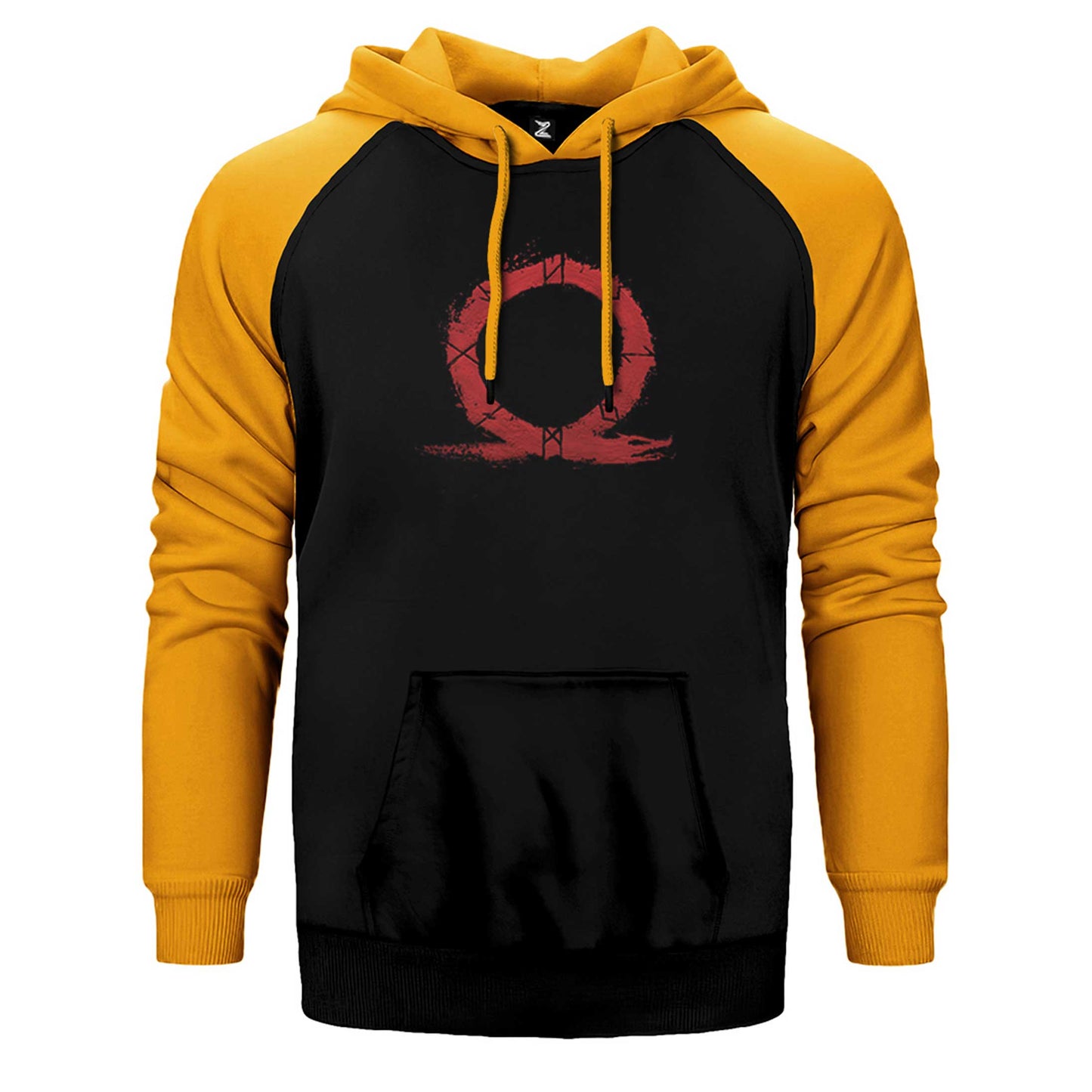 God Of War Ragnarok Red Omega Çift Renk Reglan Kol Sweatshirt / Hoodie