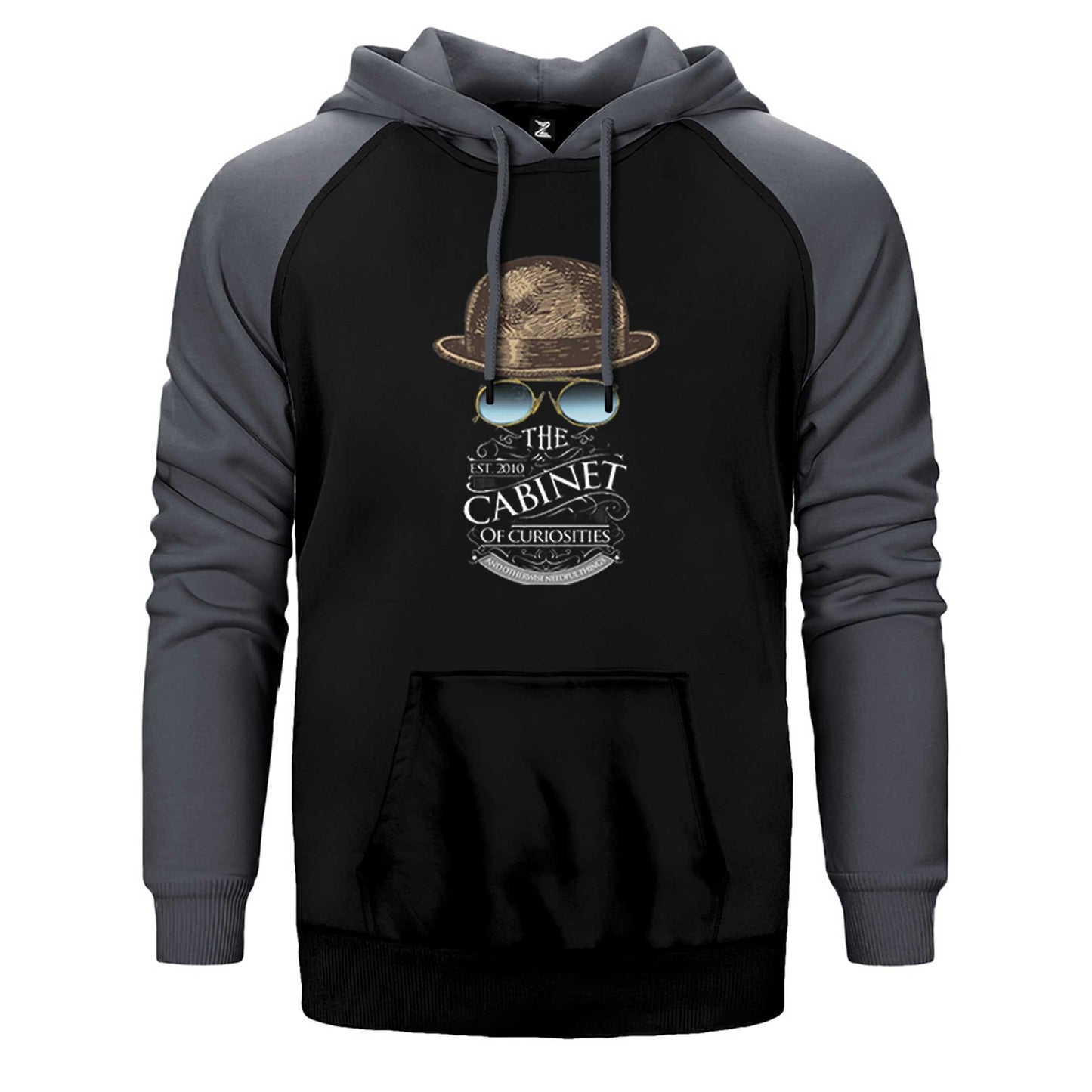 Cabinet Of Curiosities Logo Çift Renk Reglan Kol Sweatshirt / Hoodie
