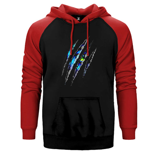 Avatar The Way Of Water Neytiri looking Çift Renk Reglan Kol Sweatshirt / Hoodie