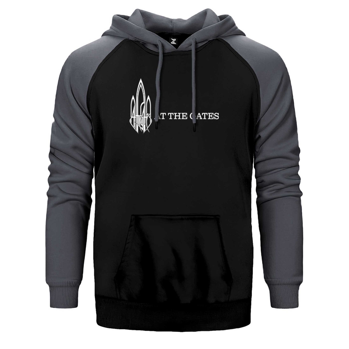 At The Gates Logo 2 Çift Renk Reglan Kol Sweatshirt / Hoodie