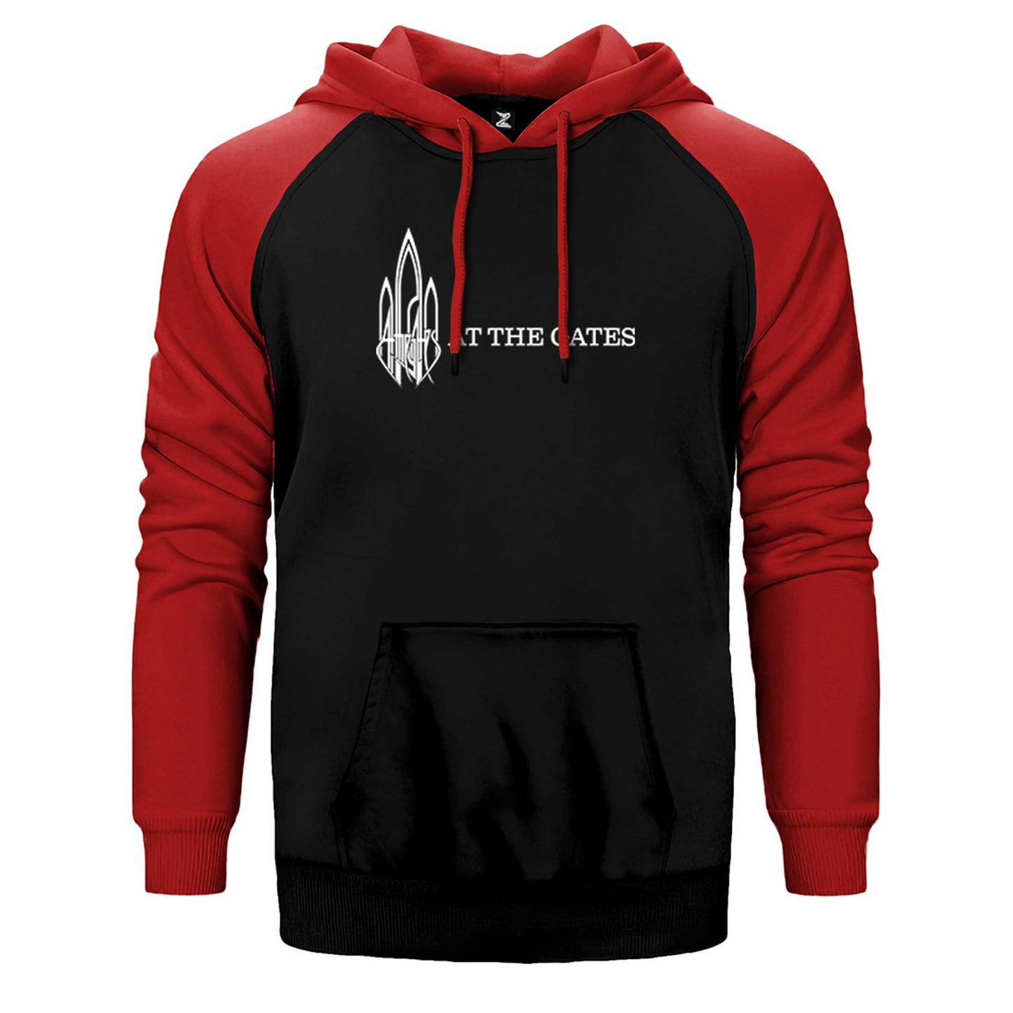 At The Gates Logo 2 Çift Renk Reglan Kol Sweatshirt / Hoodie
