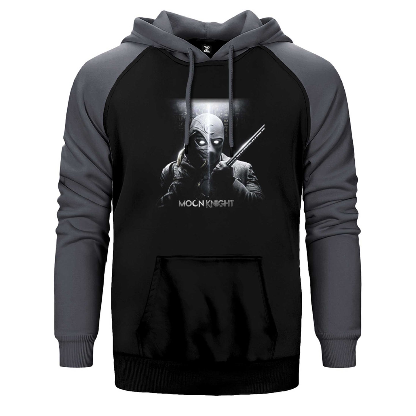 Moon Knight Warrios Çift Renk Reglan Kol Sweatshirt / Hoodie