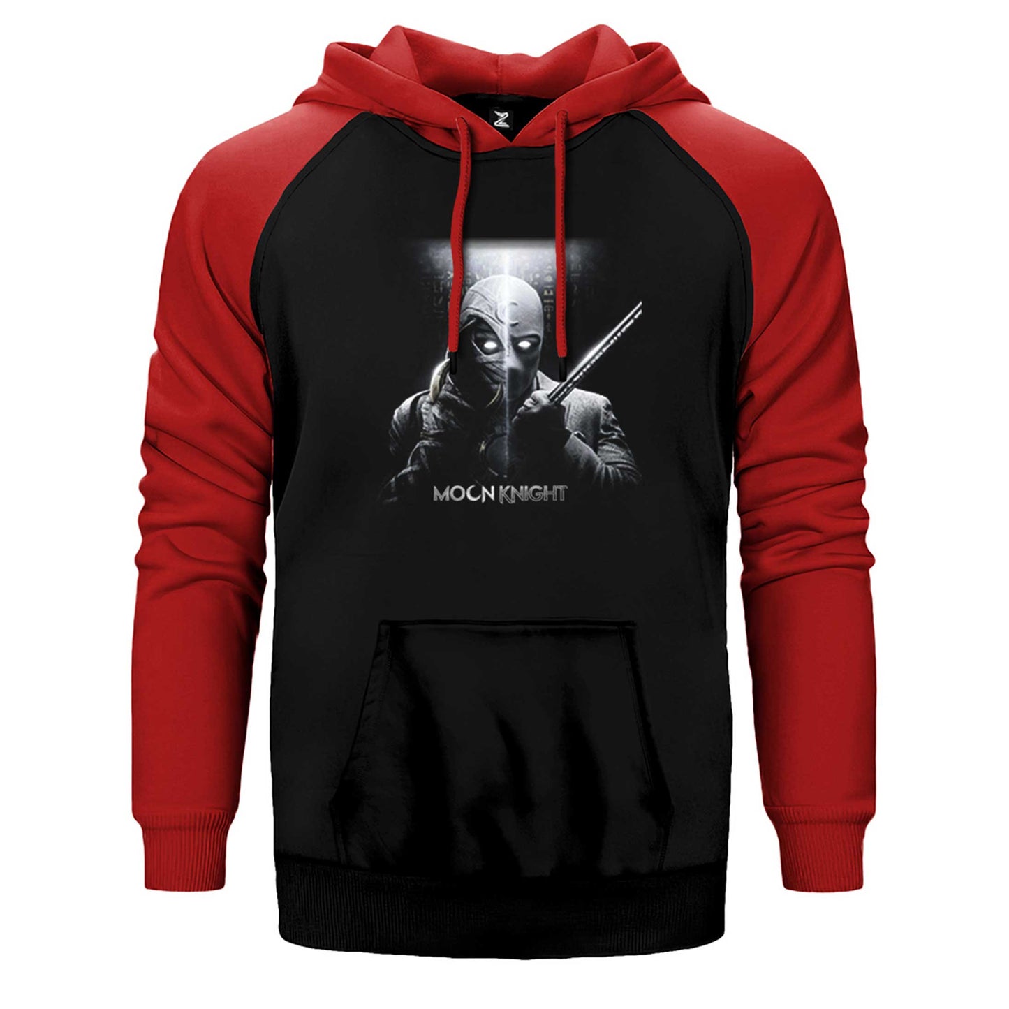 Moon Knight Warrios Çift Renk Reglan Kol Sweatshirt / Hoodie