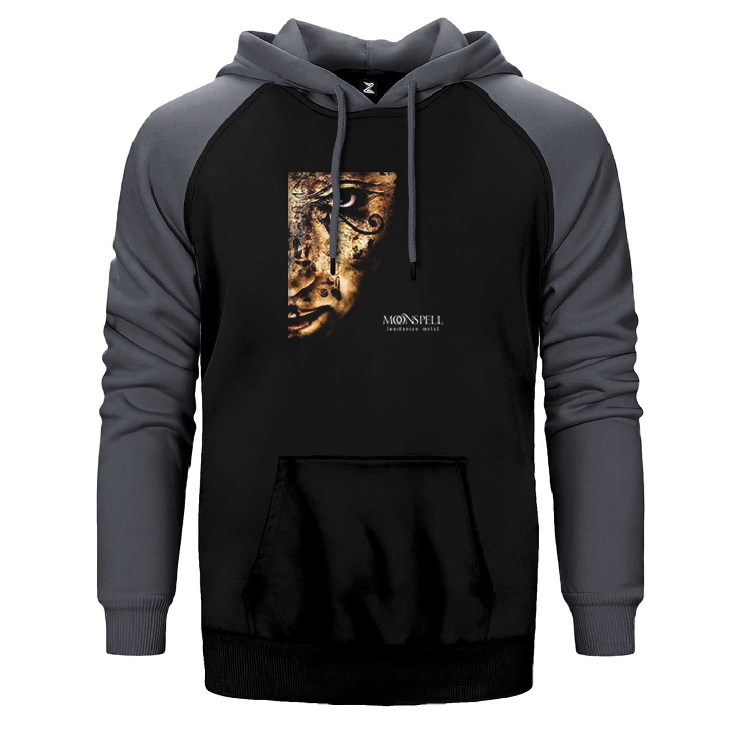 Moonspell Lusitanian Metal Çift Renk Reglan Kol Sweatshirt / Hoodie