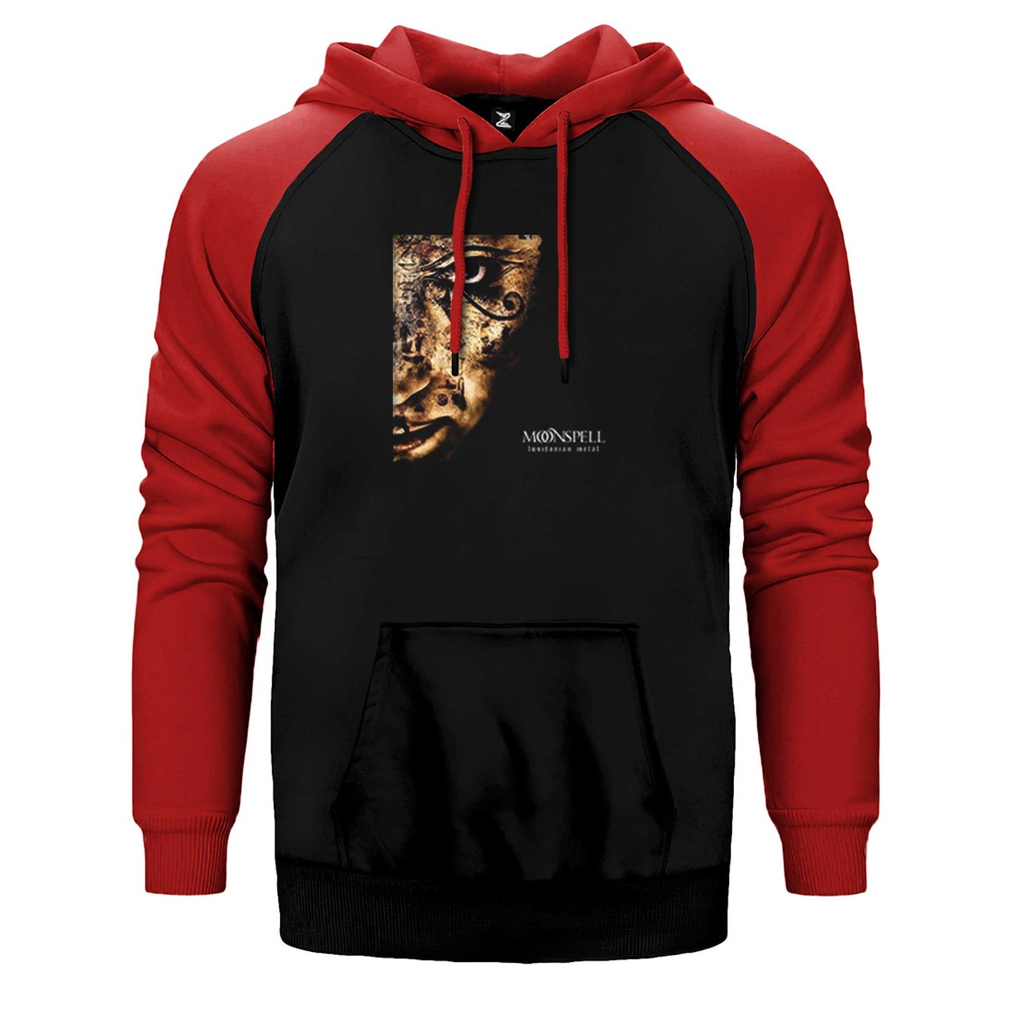Moonspell Lusitanian Metal Çift Renk Reglan Kol Sweatshirt / Hoodie