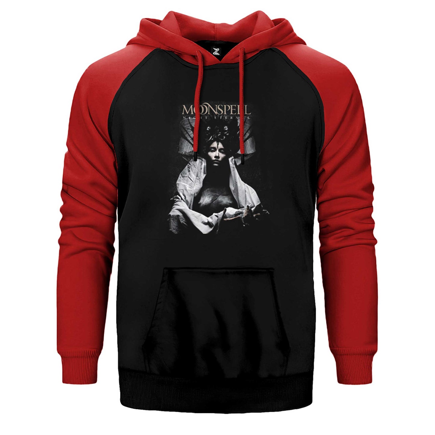Moonspell Night Eternal Çift Renk Reglan Kol Sweatshirt / Hoodie