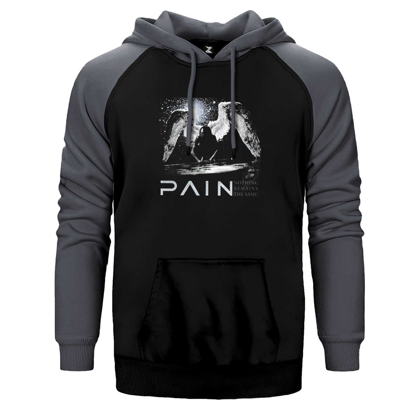 Pain Nothing Remains the Same Çift Renk Reglan Kol Sweatshirt / Hoodie