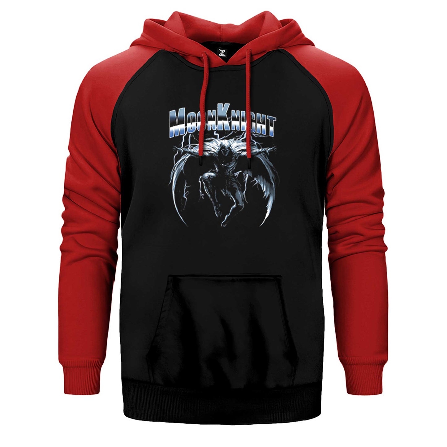 Moon Knight Lightning And Rain Çift Renk Reglan Kol Sweatshirt / Hoodie