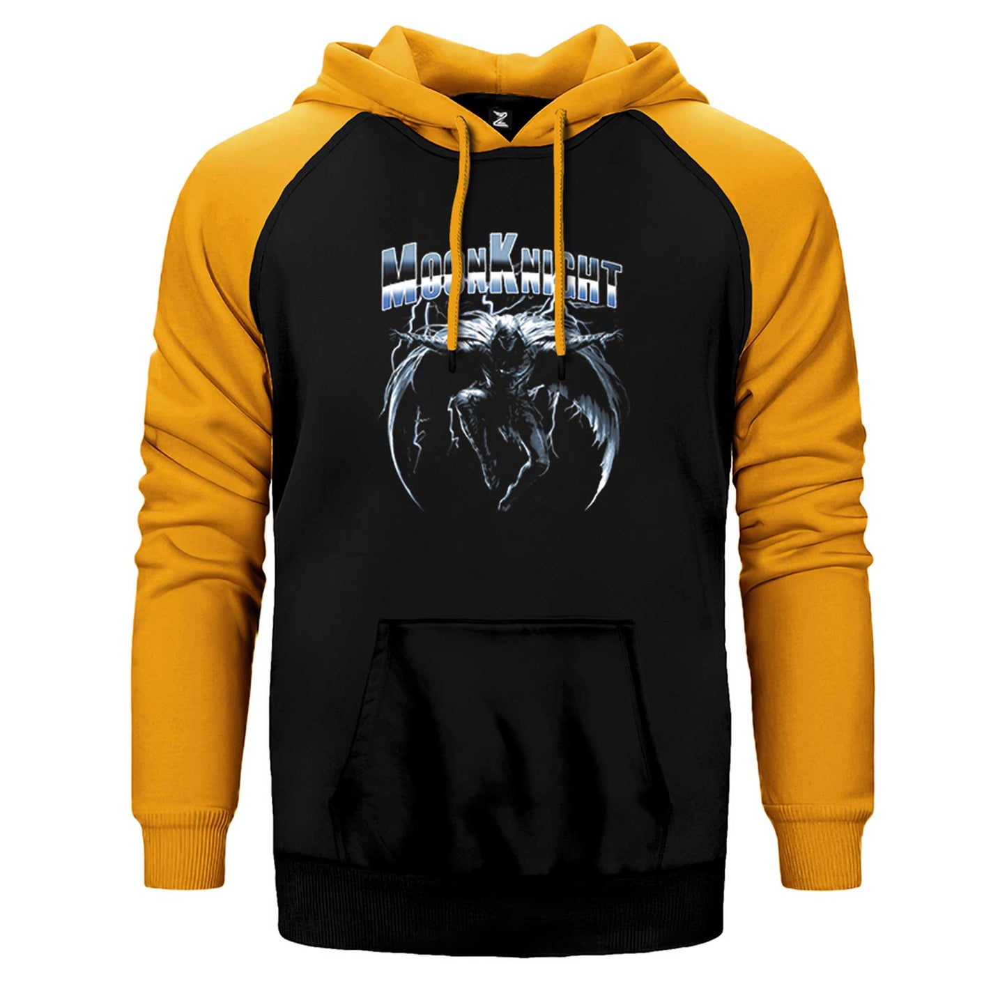Moon Knight Lightning And Rain Çift Renk Reglan Kol Sweatshirt / Hoodie