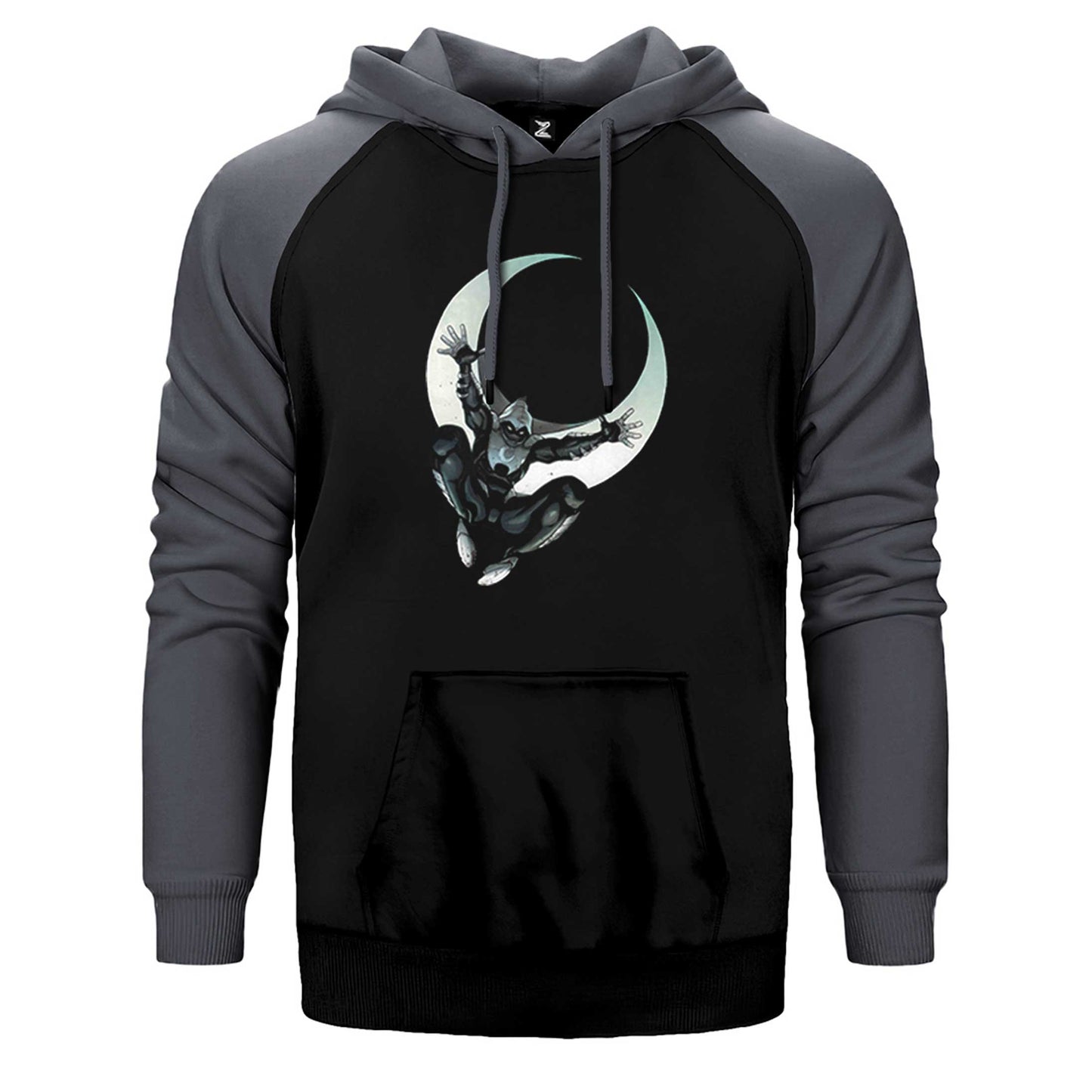 Moon Knight Marc Spector Çift Renk Reglan Kol Sweatshirt / Hoodie