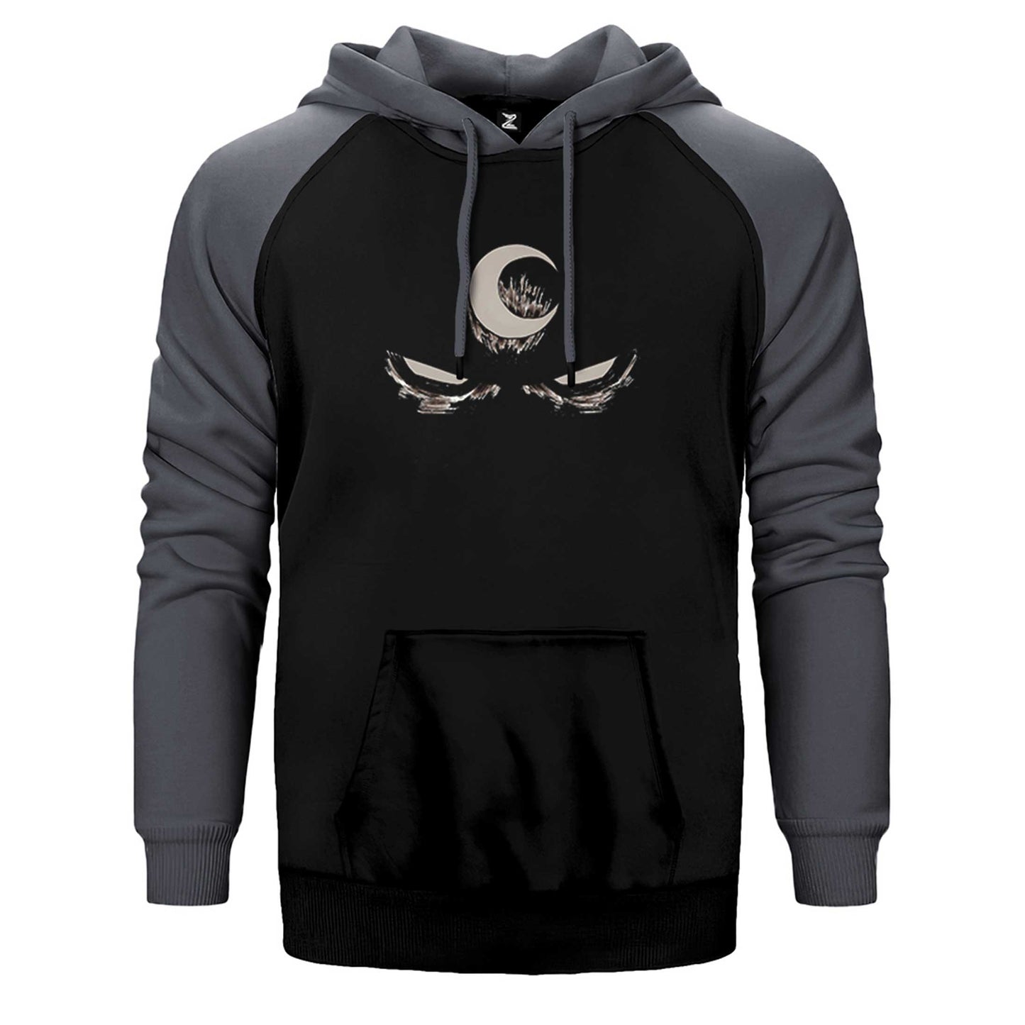 Moon Knight Night Bloody Legends Çift Renk Reglan Kol Sweatshirt / Hoodie