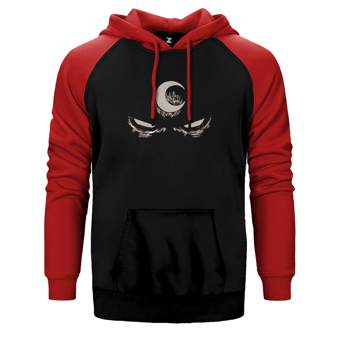 Moon Knight Night Bloody Legends Çift Renk Reglan Kol Sweatshirt / Hoodie
