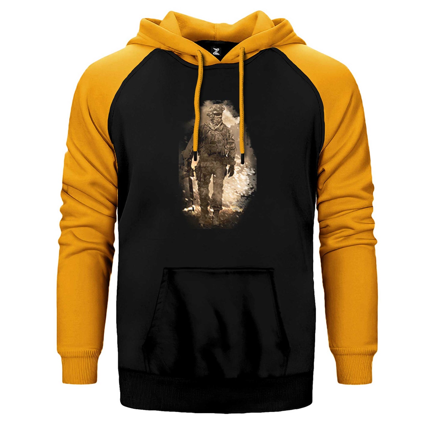 Call Of Duty Soldier Çift Renk Reglan Kol Sweatshirt / Hoodie