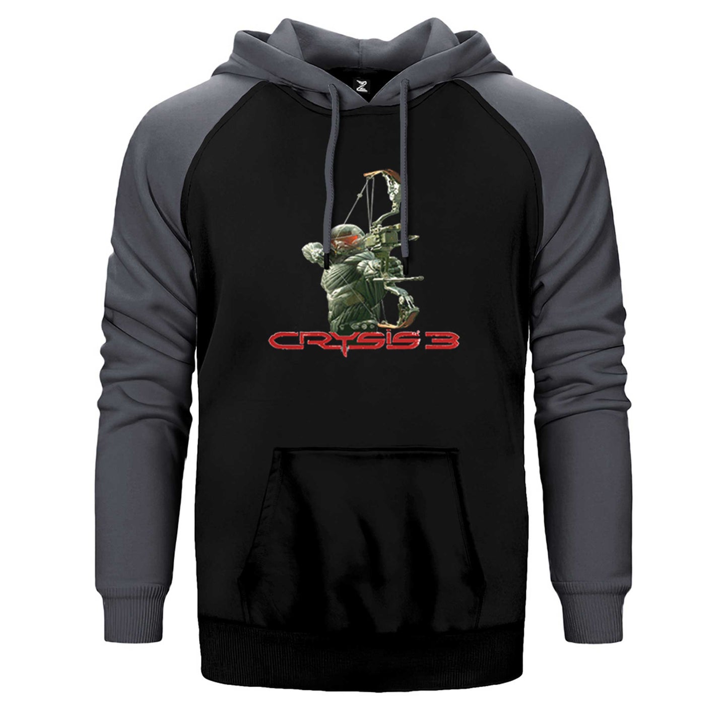 Crysis Three Bowman Çift Renk Reglan Kol Sweatshirt / Hoodie