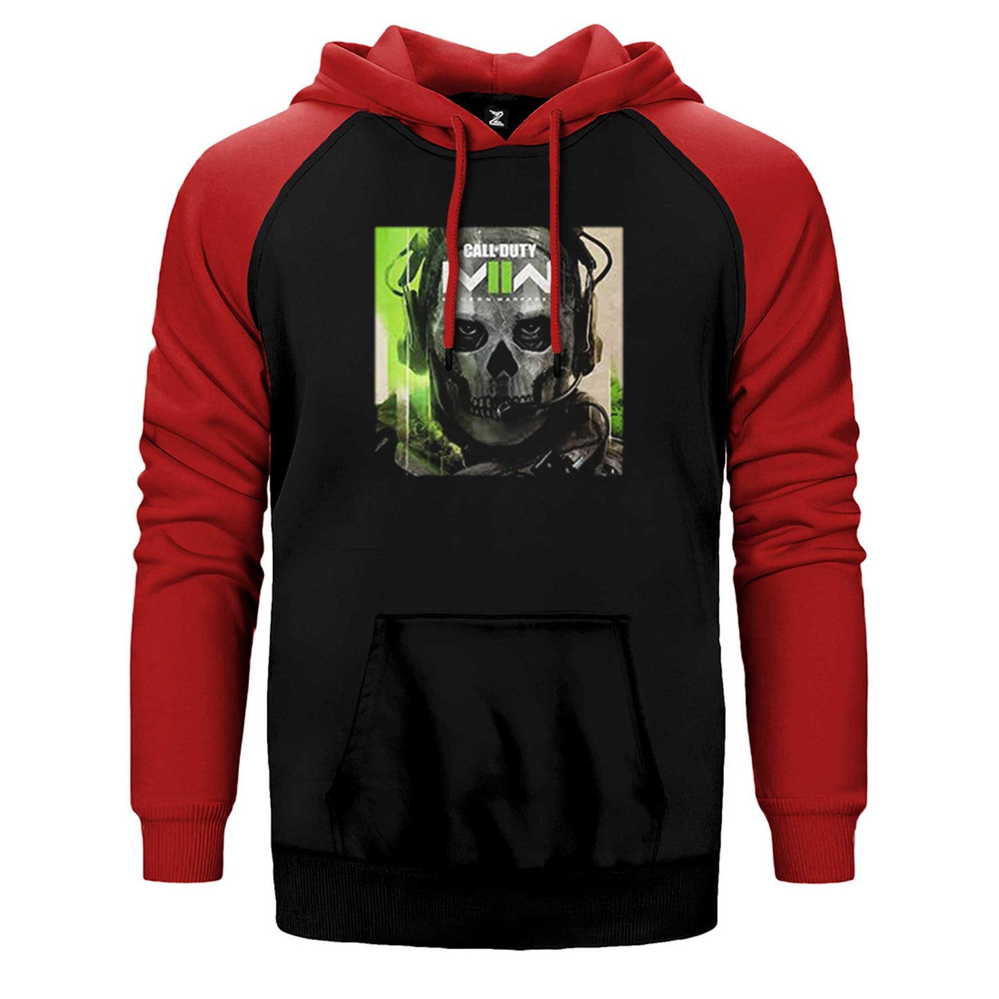 Call Of Duty Modern Warfare II Ghost Çift Renk Reglan Kol Sweatshirt / Hoodie