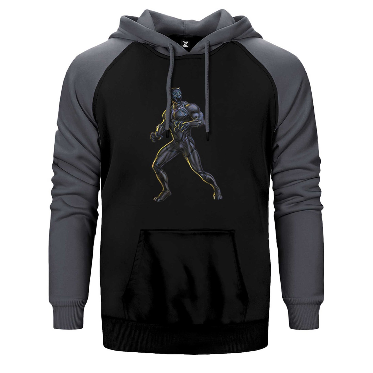 Black Panter Gold Çift Renk Reglan Kol Sweatshirt / Hoodie