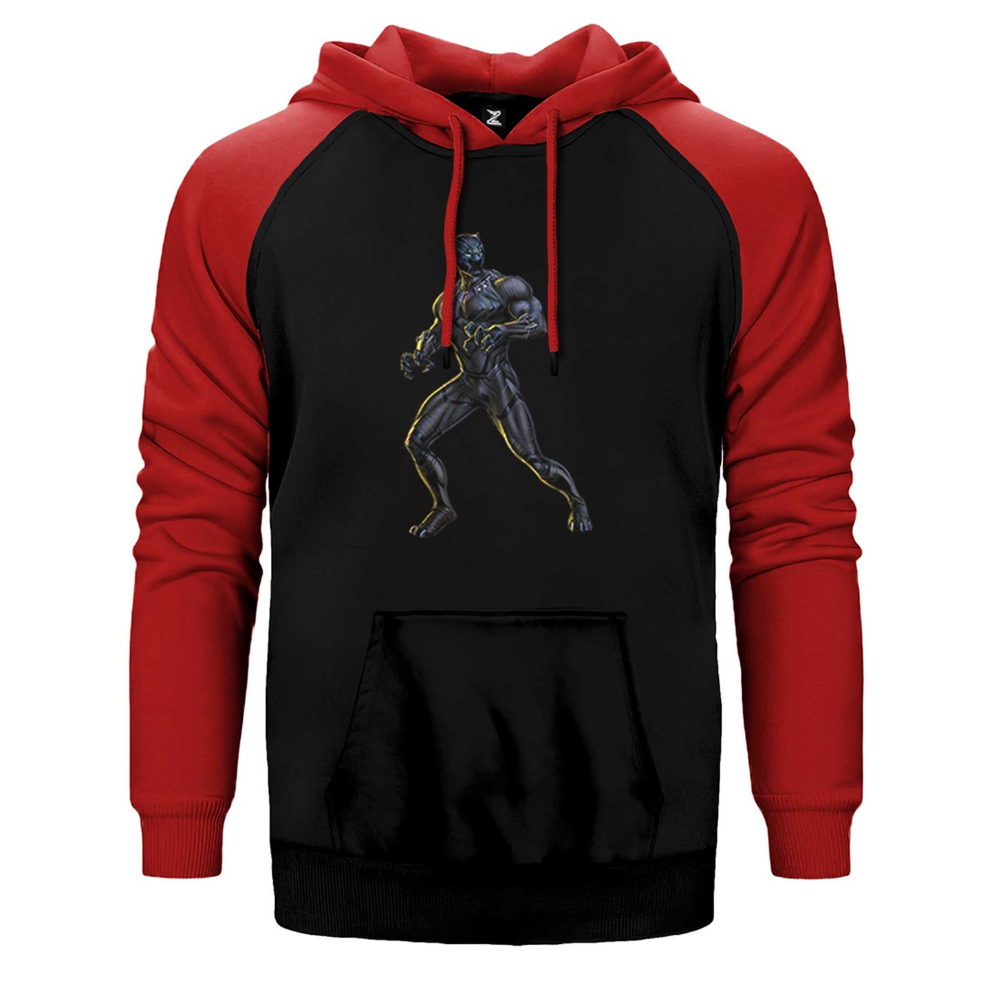 Black Panter Gold Çift Renk Reglan Kol Sweatshirt / Hoodie
