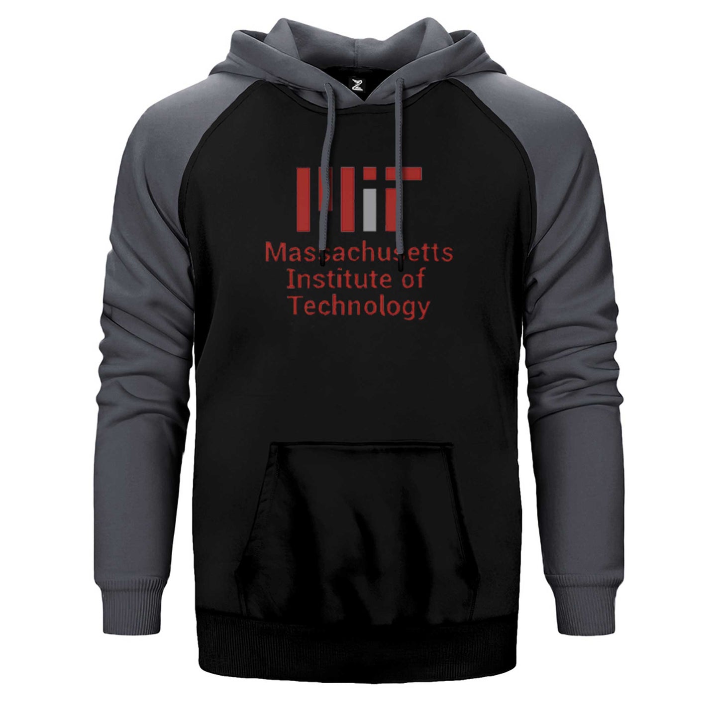 Massachusetts Institute Of Technology Logo Çift Renk Reglan Kol Sweatshirt / Hoodie