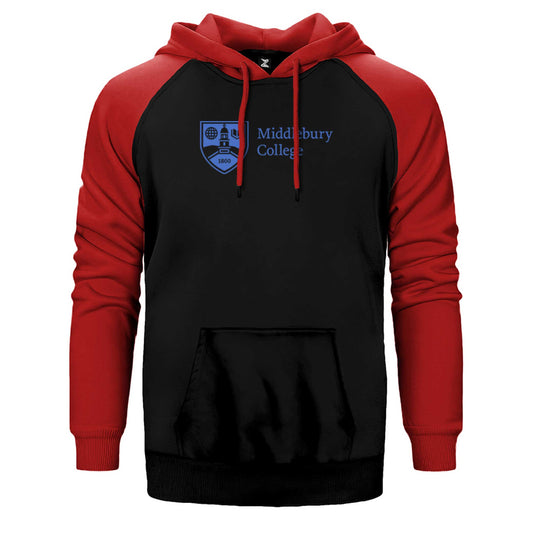 Middlebury College Logo Çift Renk Reglan Kol Sweatshirt / Hoodie
