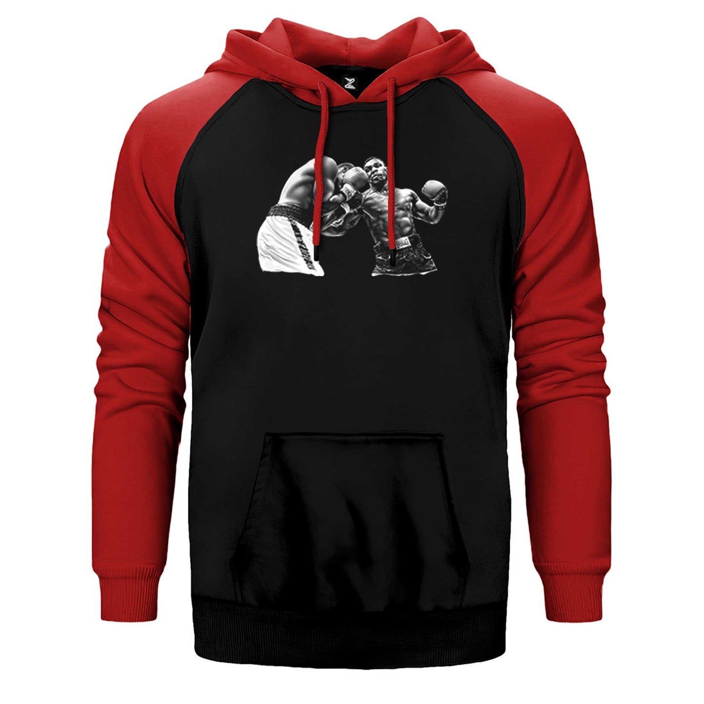 Mike Tyson Art Of Fight Çift Renk Reglan Kol Sweatshirt / Hoodie