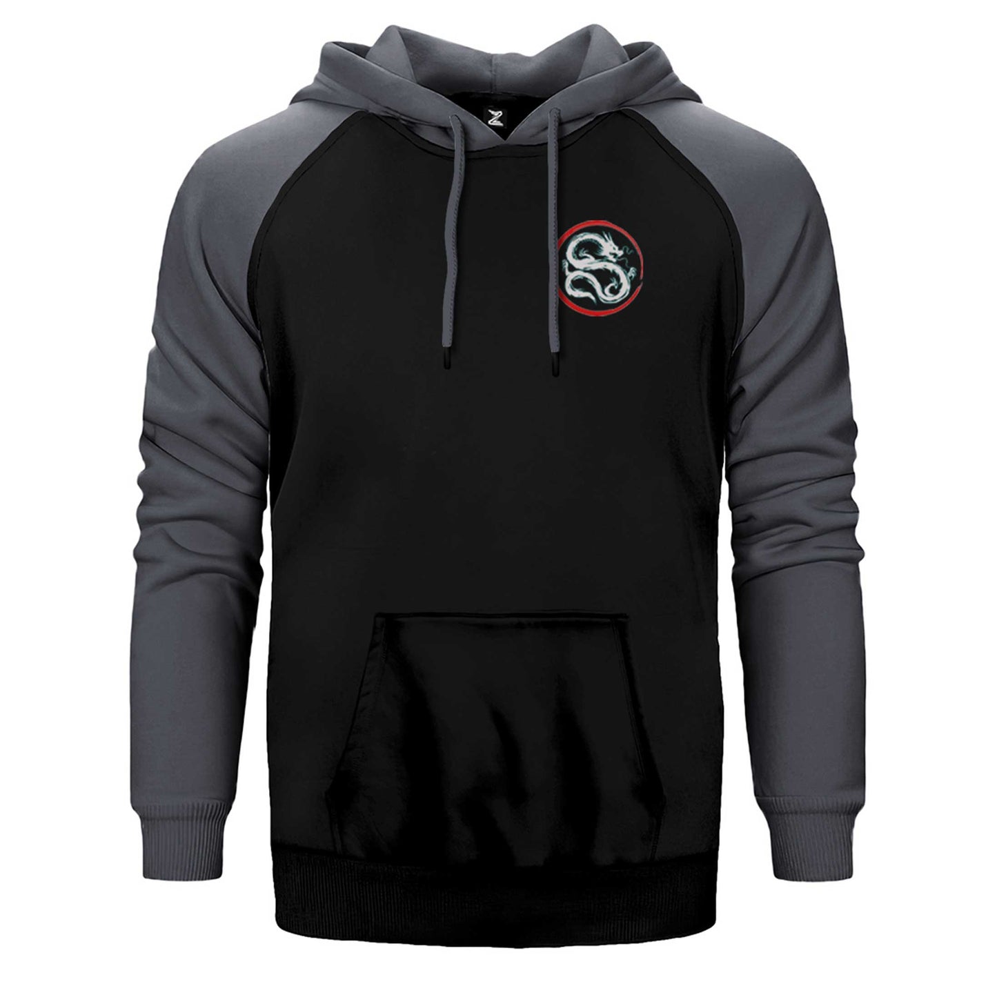 Dragon Karate Çift Renk Reglan Kol Sweatshirt / Hoodie