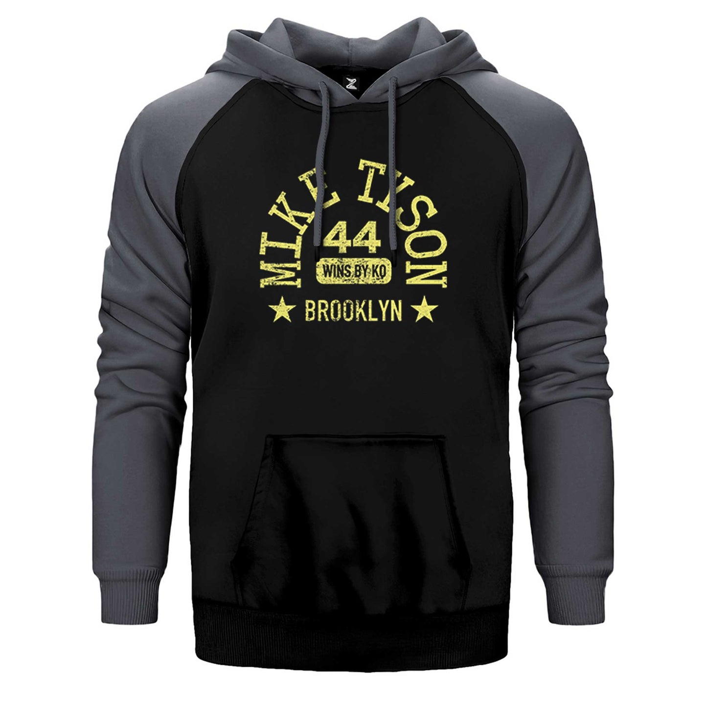 Mike Tyson 44 Wins by Knockout Çift Renk Reglan Kol Sweatshirt / Hoodie