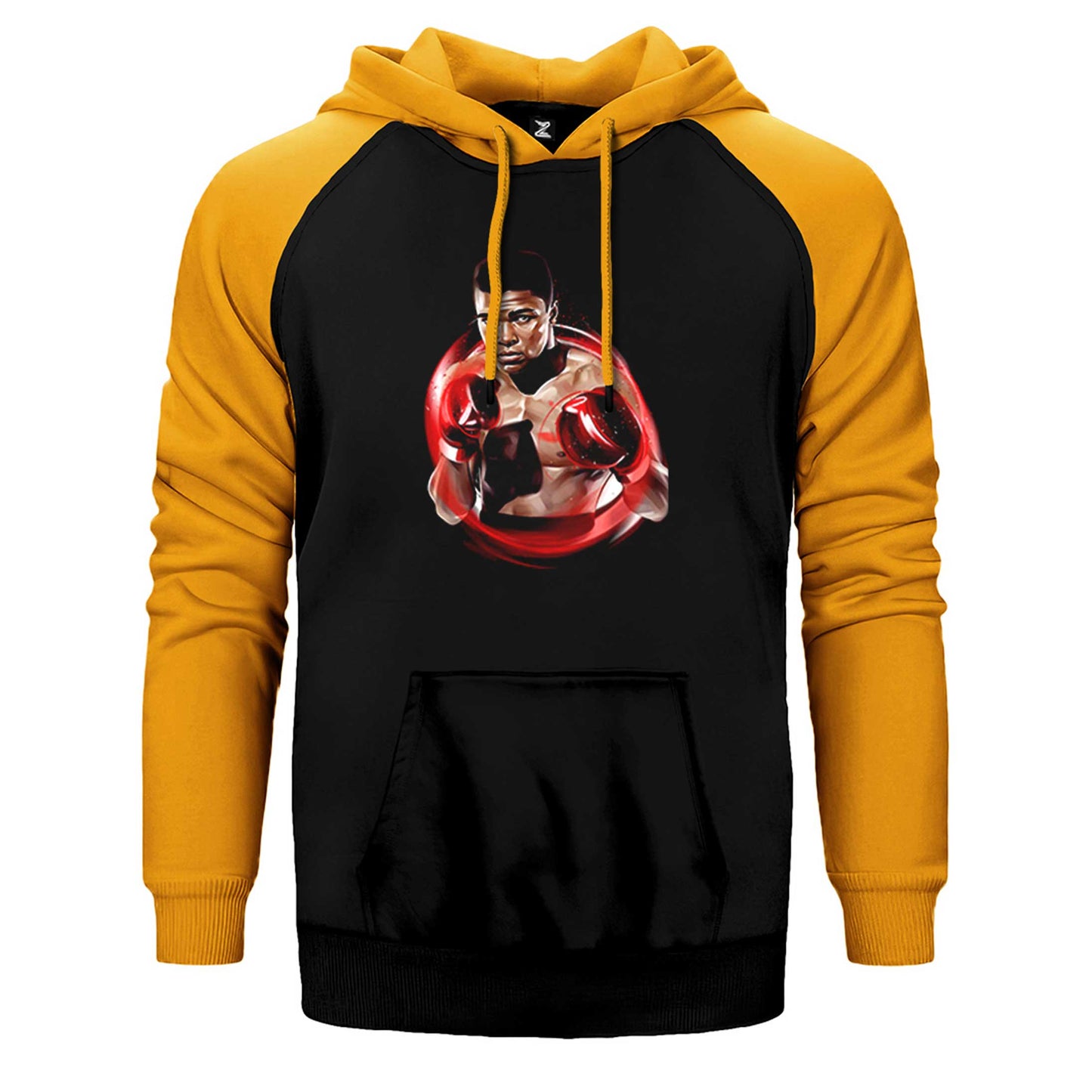 Muhammed Ali Red Çift Renk Reglan Kol Sweatshirt / Hoodie