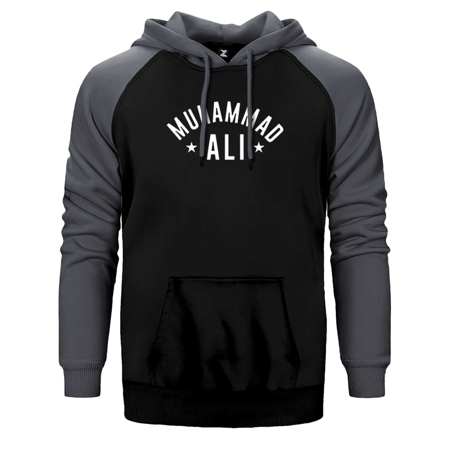 Muhammed Ali Text Çift Renk Reglan Kol Sweatshirt / Hoodie