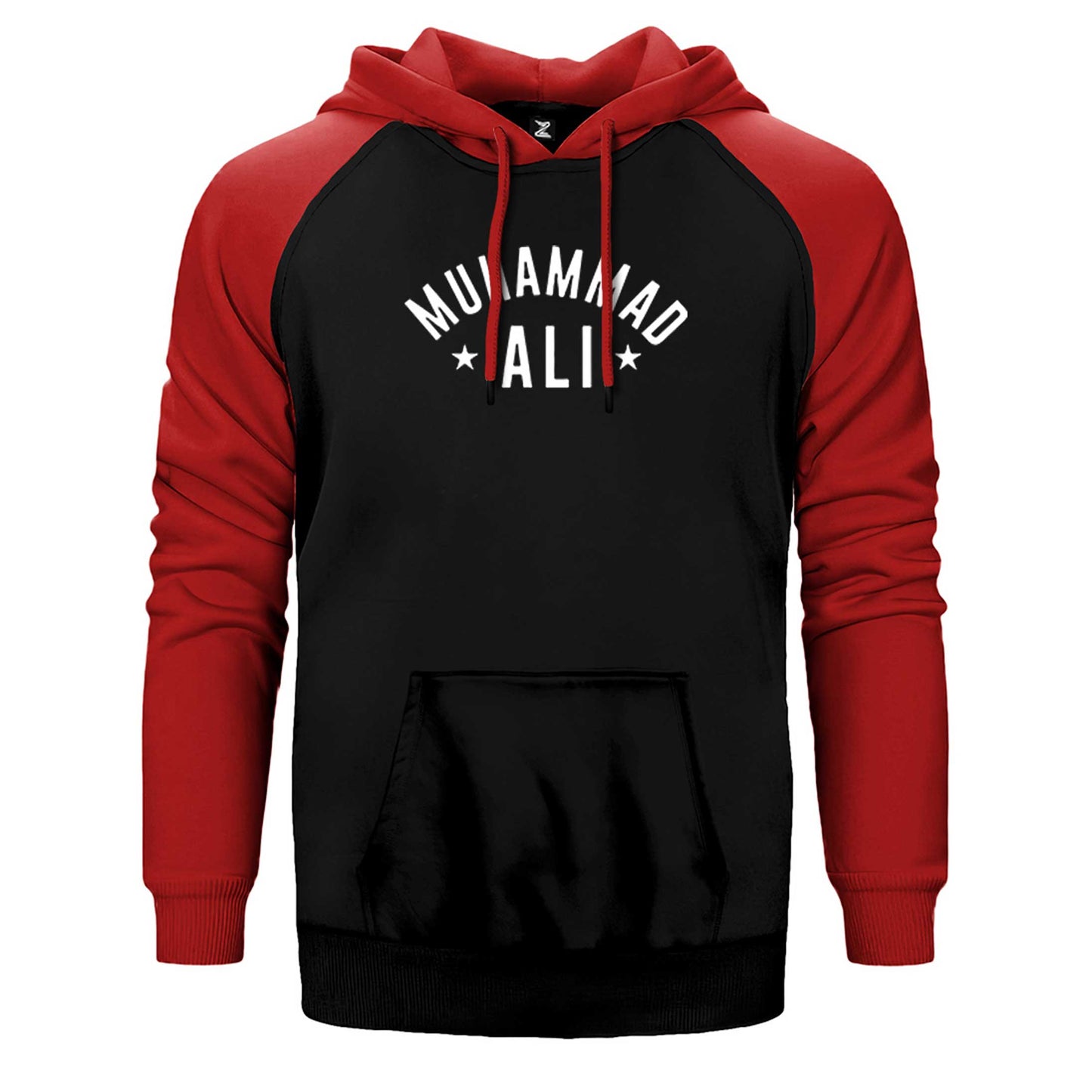 Muhammed Ali Text Çift Renk Reglan Kol Sweatshirt / Hoodie