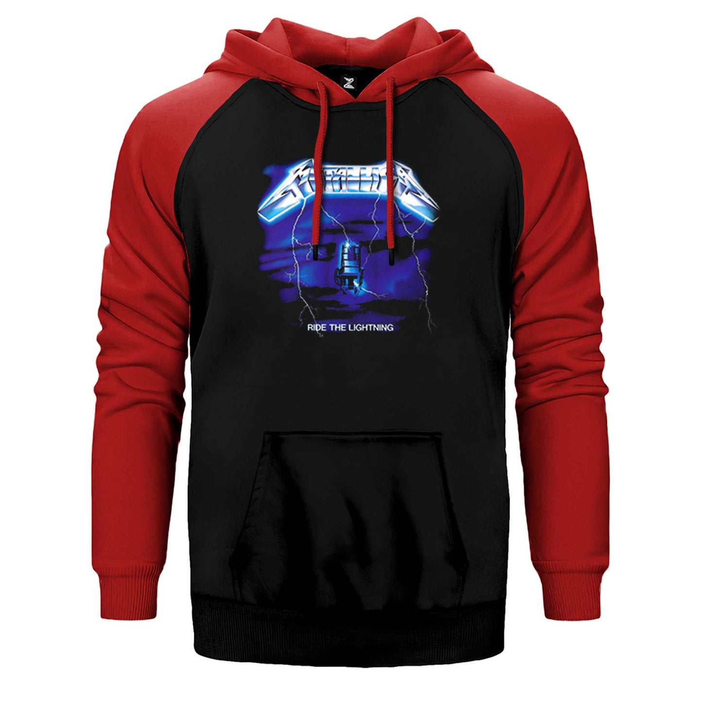 Metallica Ride The Lightning Çift Renk Reglan Kol Sweatshirt / Hoodie