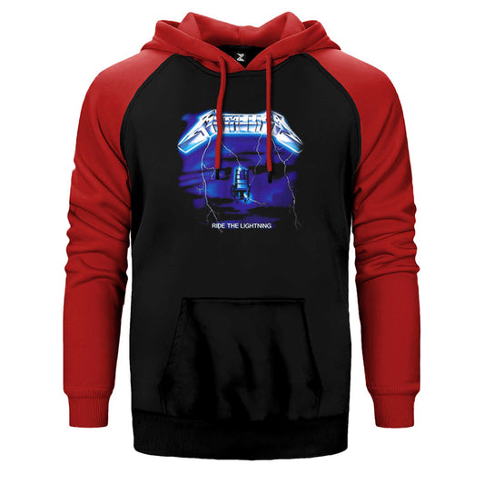 Metallica Ride The Lightning Çift Renk Reglan Kol Sweatshirt / Hoodie