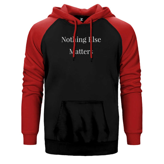 Metallica Nothing Else Matters Çift Renk Reglan Kol Sweatshirt / Hoodie