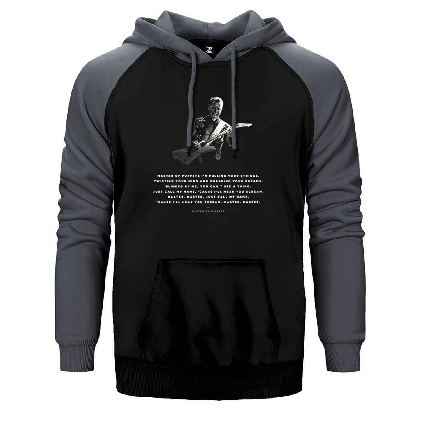 Metallica Master Of Puppets James Çift Renk Reglan Kol Sweatshirt / Hoodie