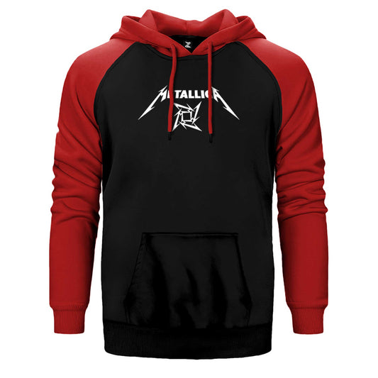 Metallica Blade Dream Text Çift Renk Reglan Kol Sweatshirt / Hoodie