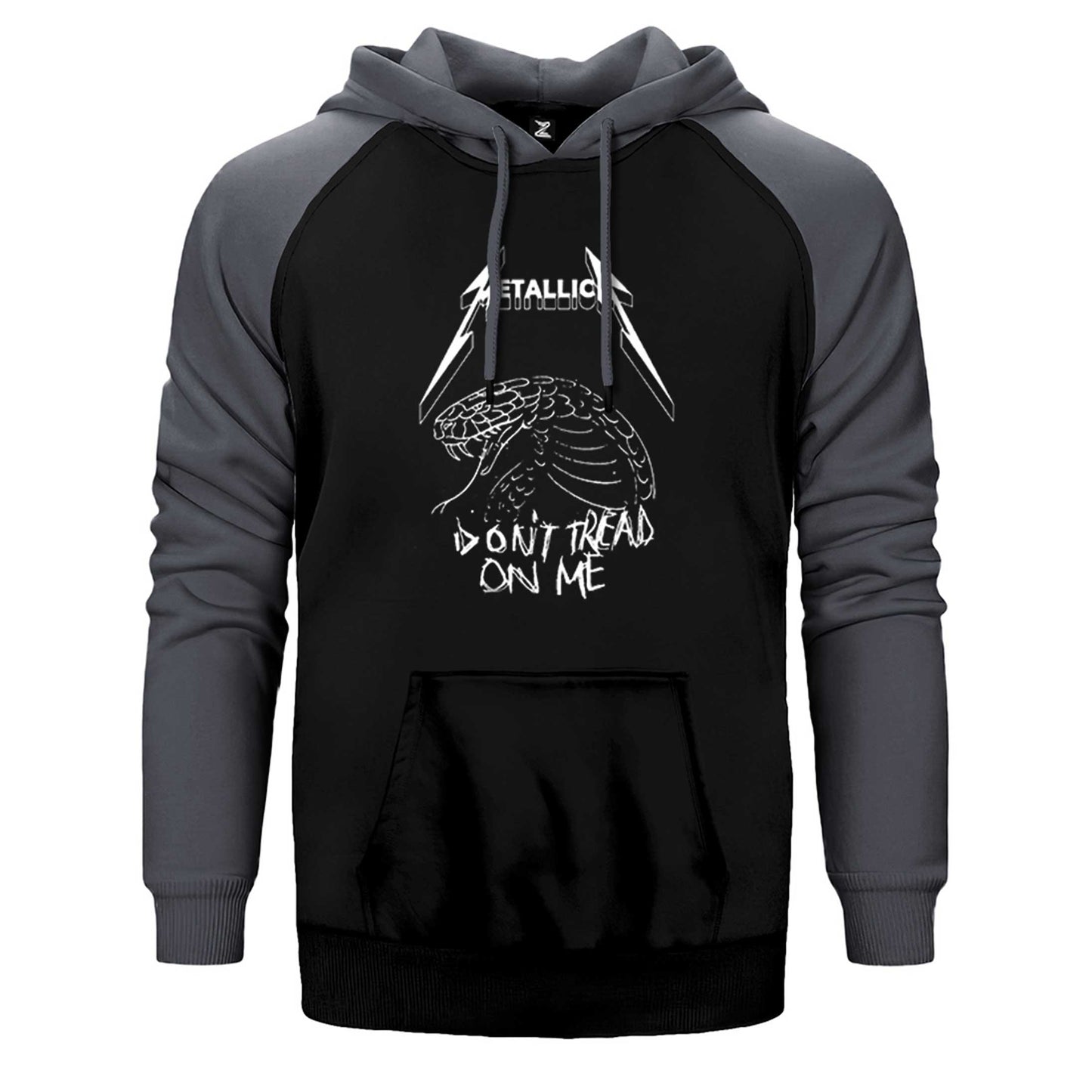 Metallica Don't Tread On Me Çift Renk Reglan Kol Sweatshirt / Hoodie