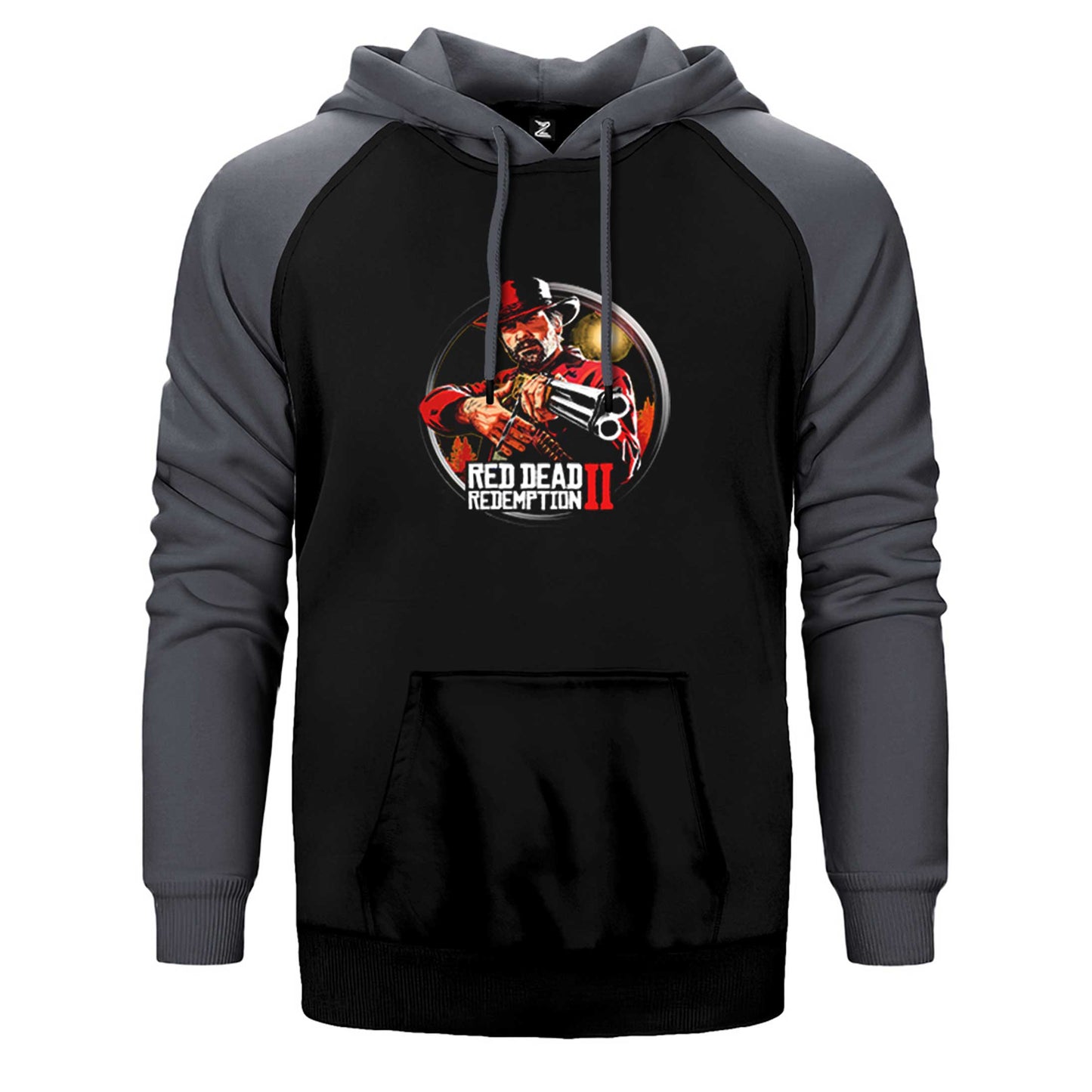 Red Dead Redemption 2 Classic Çift Renk Reglan Kol Sweatshirt / Hoodie