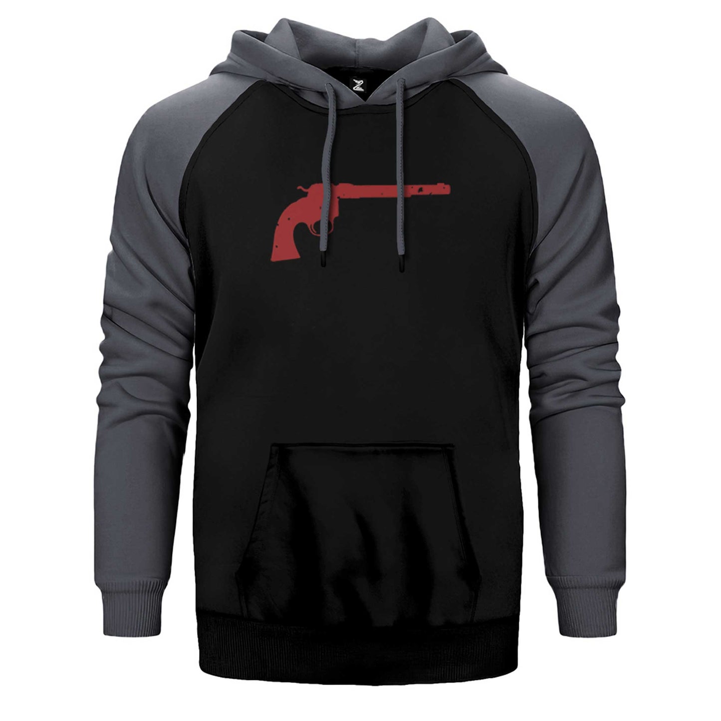 Red Dead Redemption 2 Guns Çift Renk Reglan Kol Sweatshirt / Hoodie