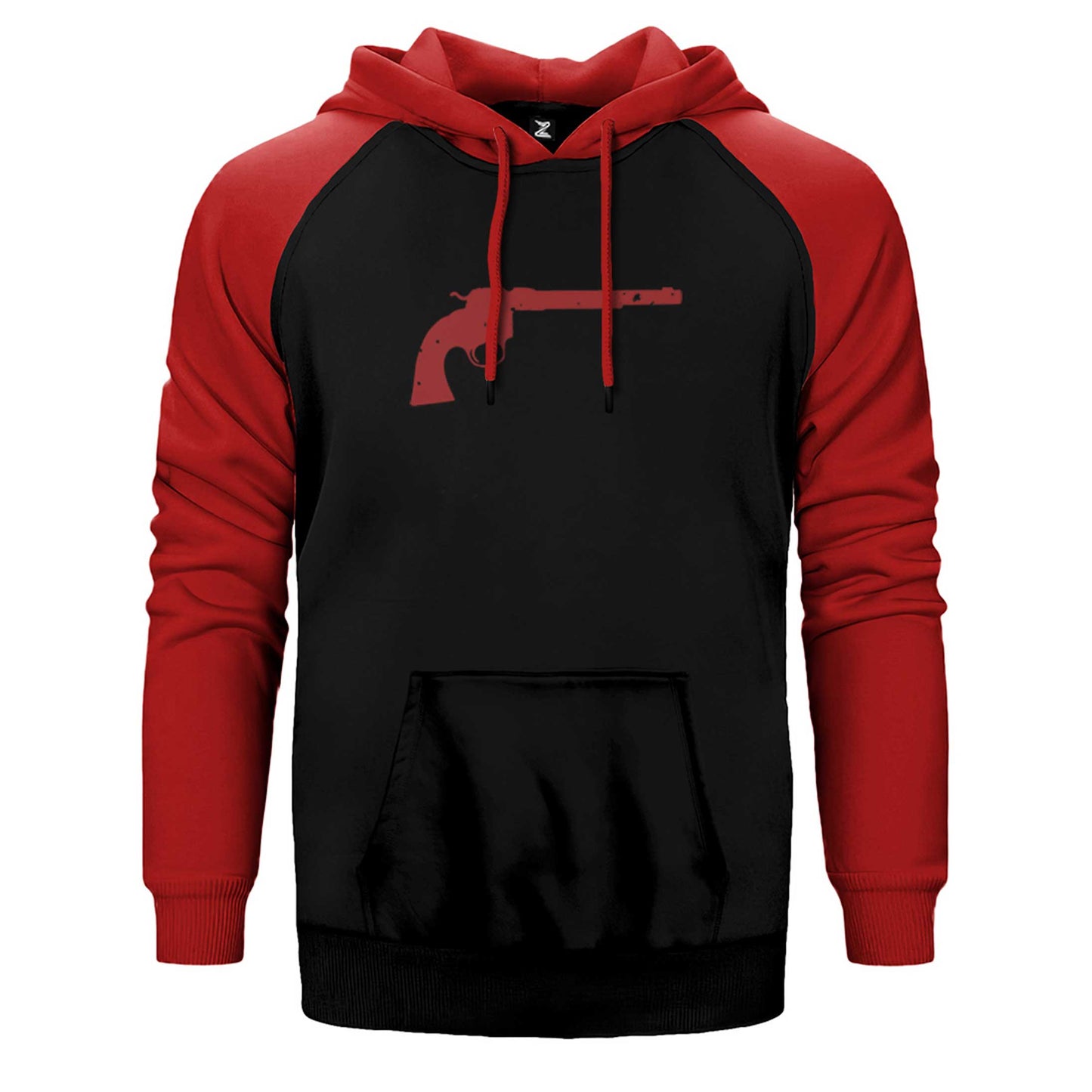 Red Dead Redemption 2 Guns Çift Renk Reglan Kol Sweatshirt / Hoodie