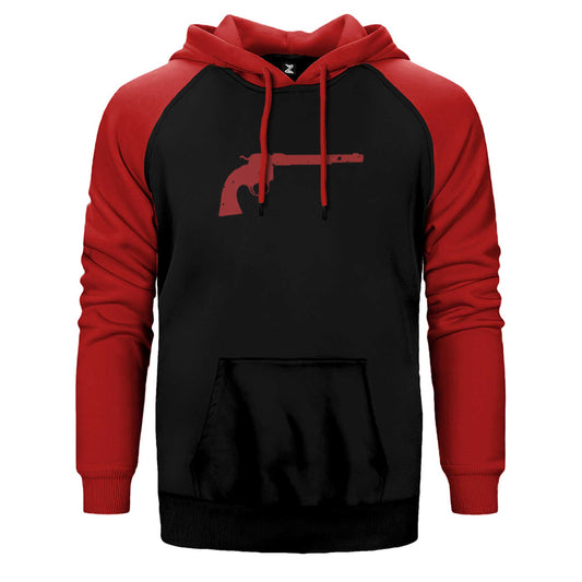 Red Dead Redemption 2 Guns Çift Renk Reglan Kol Sweatshirt / Hoodie