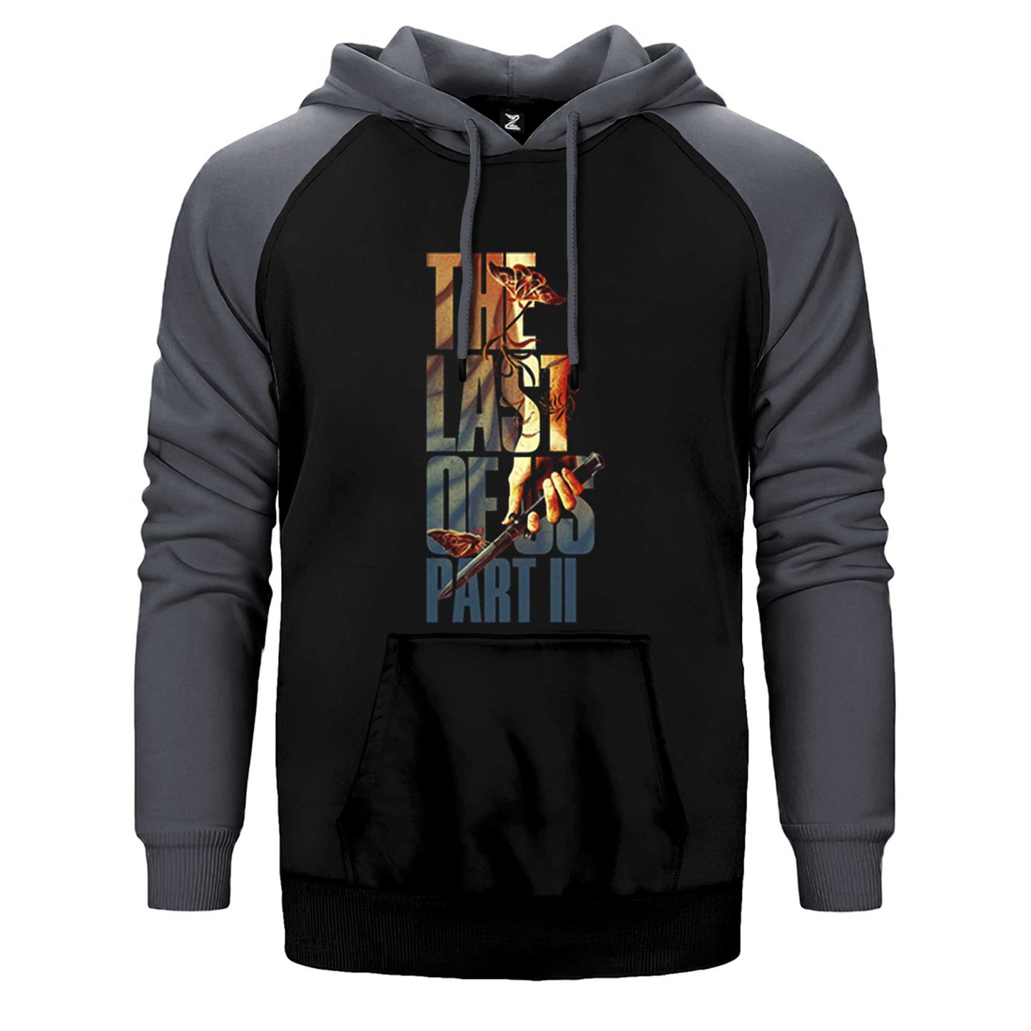 The Last Of Us 2 Butterfly Çift Renk Reglan Kol Sweatshirt / Hoodie