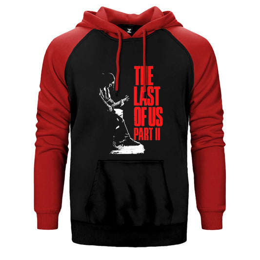 The Last Of Us 2 Ellie Guitar Çift Renk Reglan Kol Sweatshirt / Hoodie