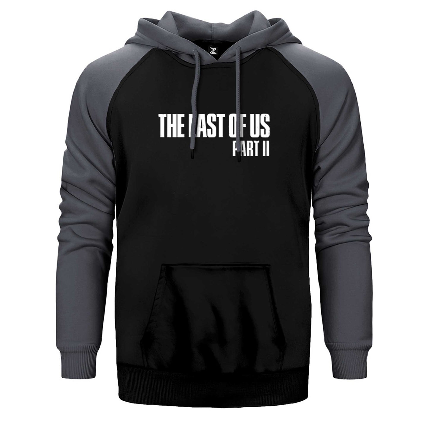 The Last Of Us 2 Text Çift Renk Reglan Kol Sweatshirt / Hoodie