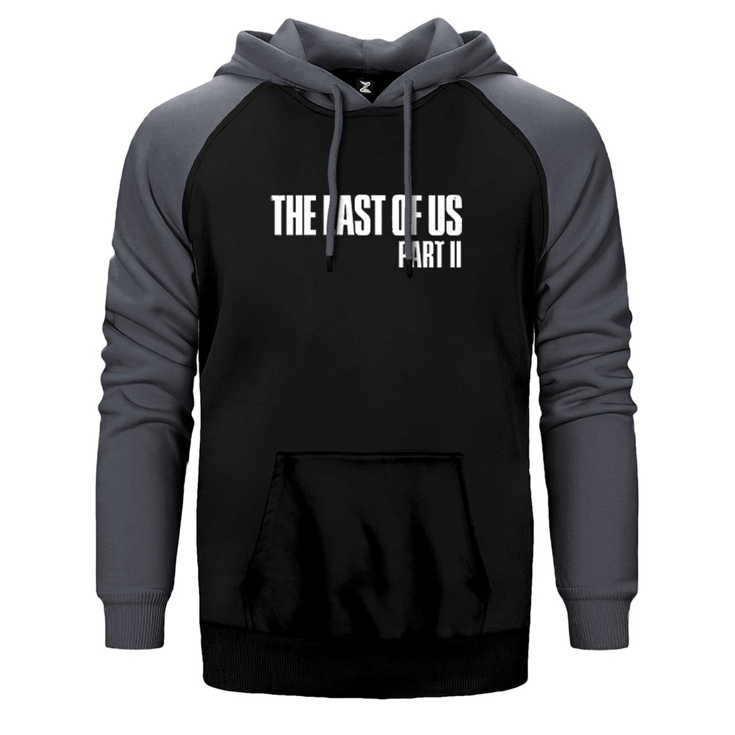 The Last Of Us 2 Text Çift Renk Reglan Kol Sweatshirt / Hoodie