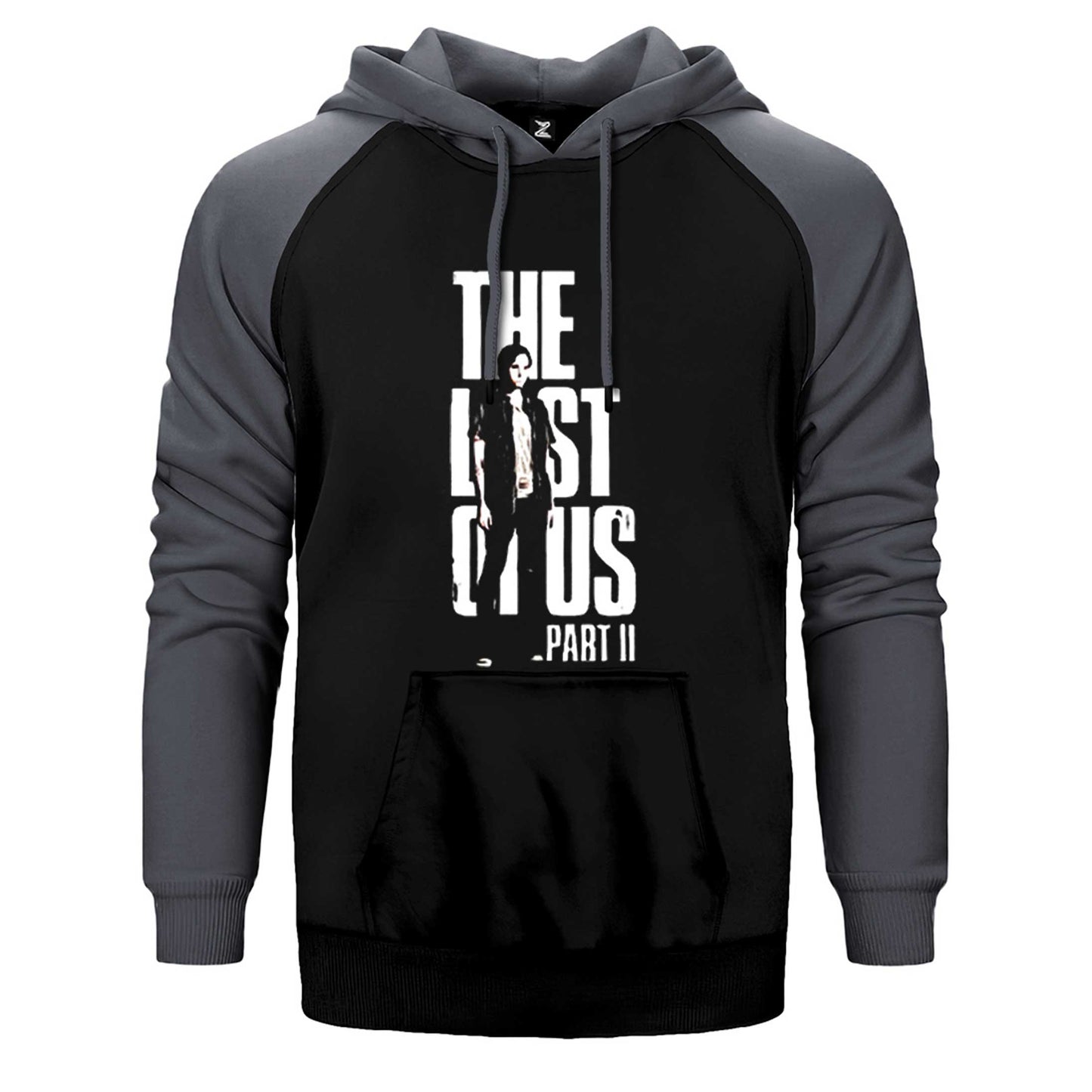 The Last Of Us Ellie Gamers Çift Renk Reglan Kol Sweatshirt / Hoodie