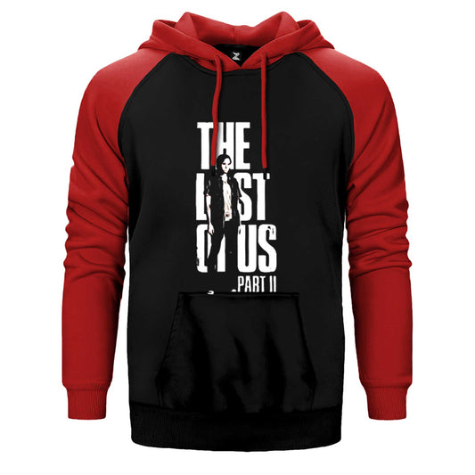 The Last Of Us Ellie Gamers Çift Renk Reglan Kol Sweatshirt / Hoodie